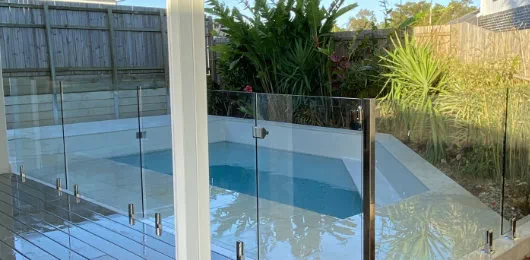 Frameless Pool Fence Image